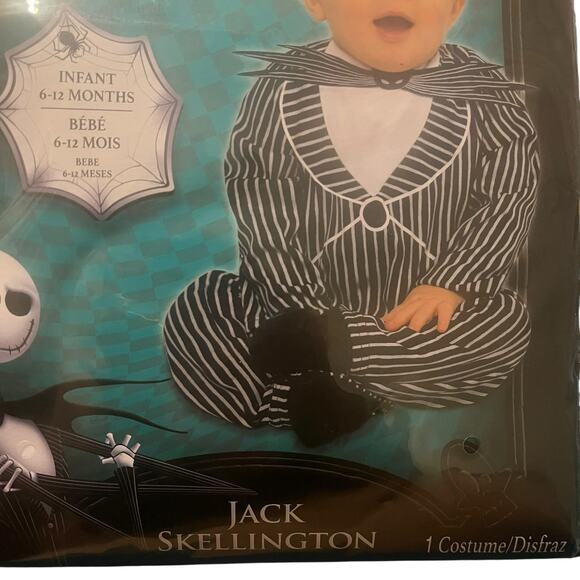 Disney Infant Jack Skellington Halloween Costume - Picture 2 of 4
